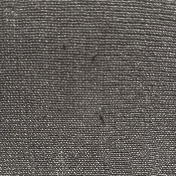 Eileen Fisher BLACK asymmetrical linen top - Picture 5 of 6